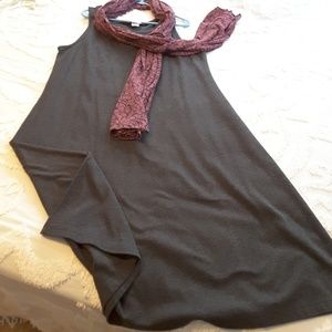 😇Solid grey sleeveless dress.😇